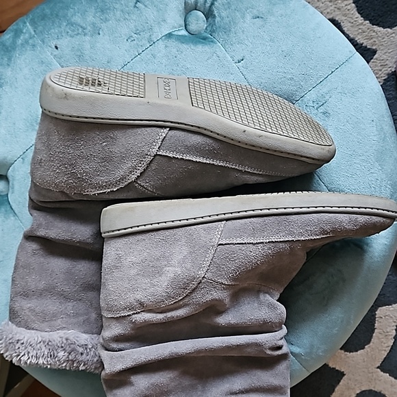 Suede Wedge Boots size 8 - Picture 7 of 10